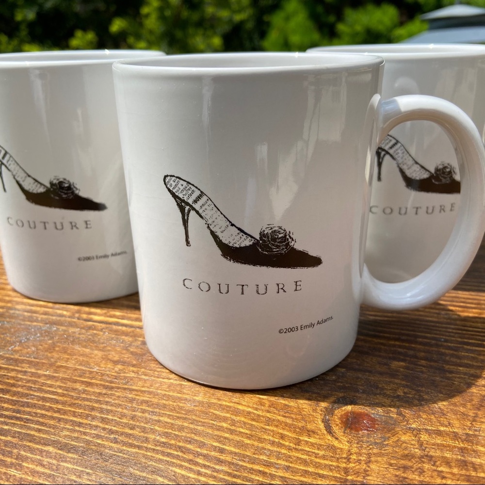 3 - RARE Find - Emily Adams Couture Coffee Mugs - Picture 5 of 11